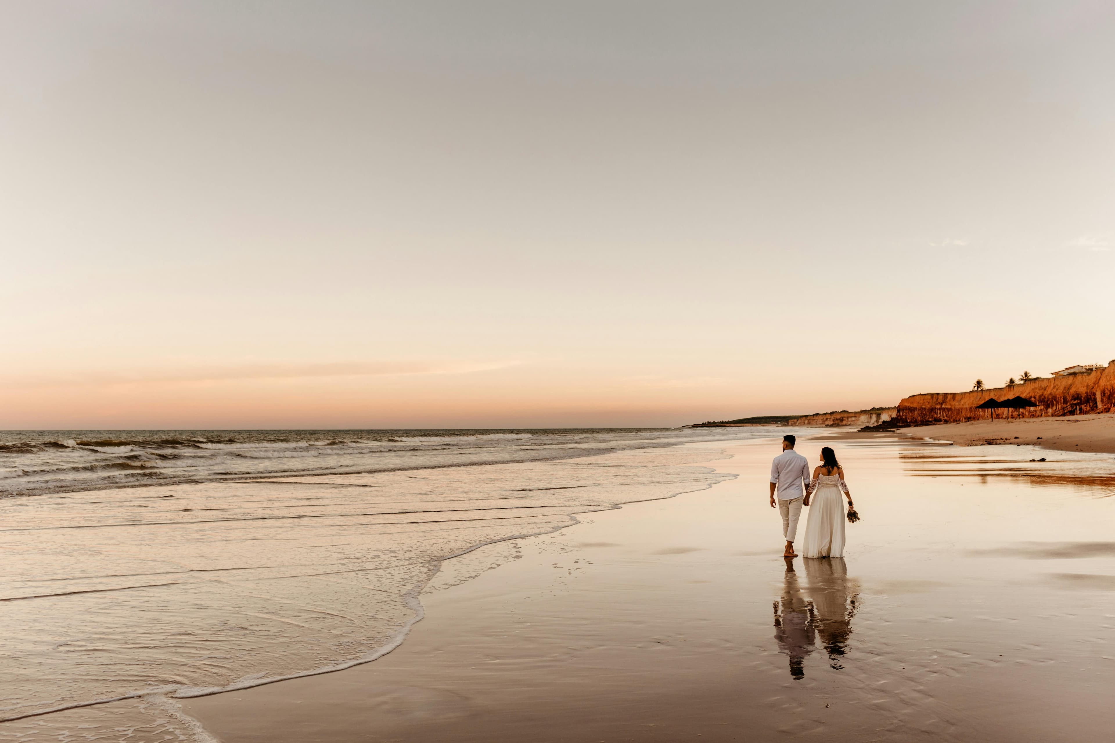 Couple renewing their vows at a romantic ceremony in Cyprus